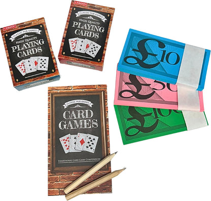 Lagoon Classic Pub Card Games Compendium, 50 Traditional Games, 2+ Players, Ages 14+