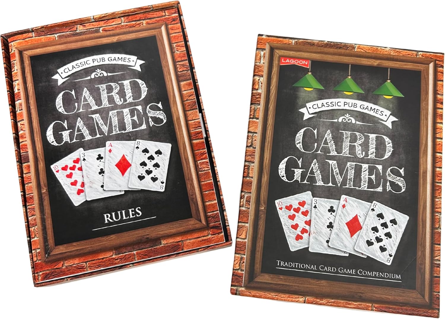 Lagoon Classic Pub Card Games Compendium, 50 Traditional Games, 2+ Players, Ages 14+