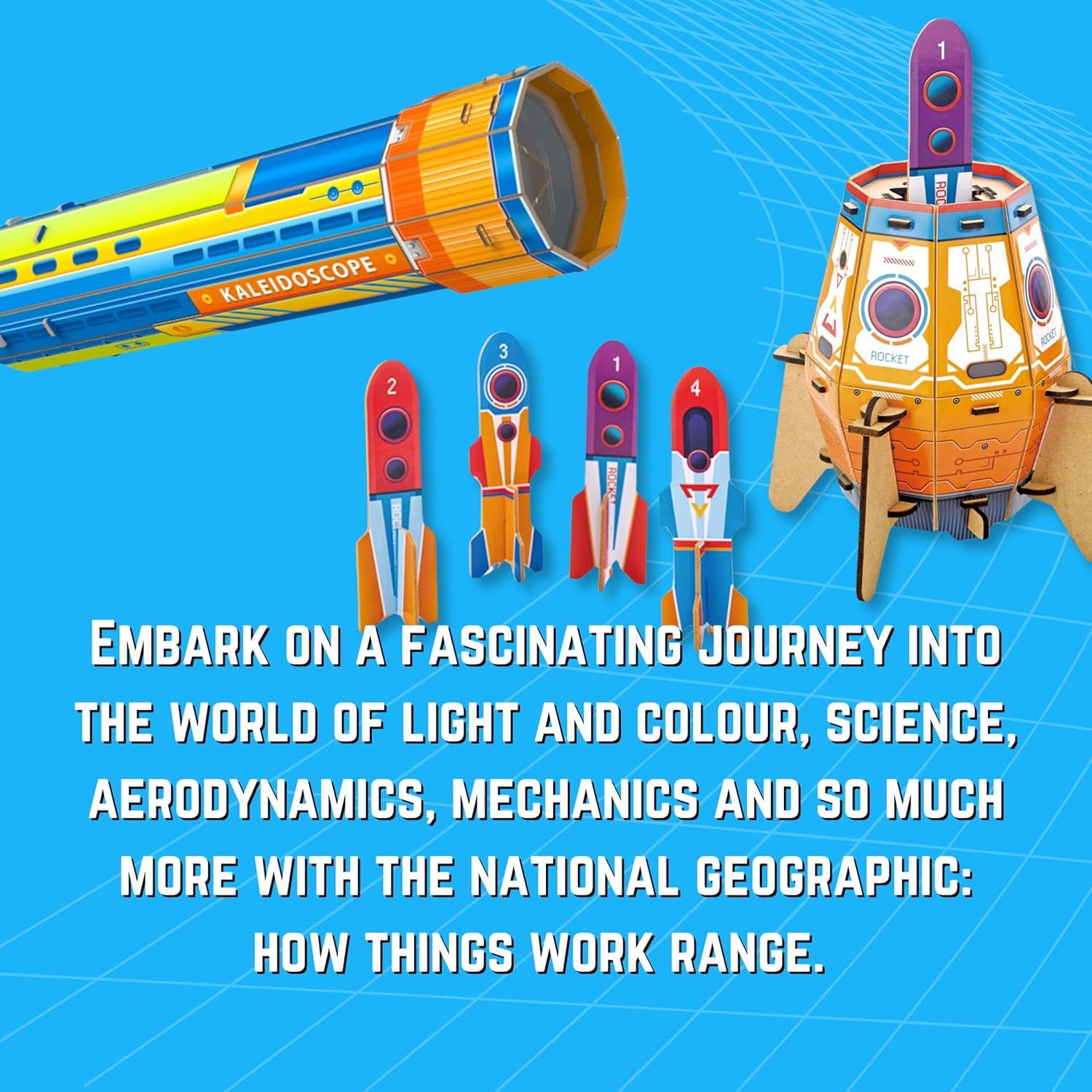National Geographic Build Your Own Monocular STEAM Educational Kit