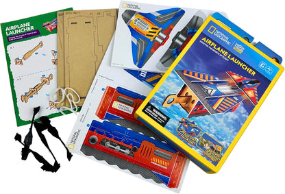 National Geographic Build Your Own Aeroplane Launcher STEAM Educational Kit