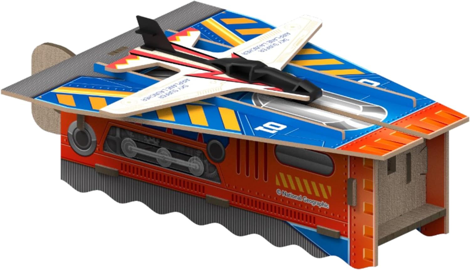 National Geographic Build Your Own Aeroplane Launcher STEAM Educational Kit