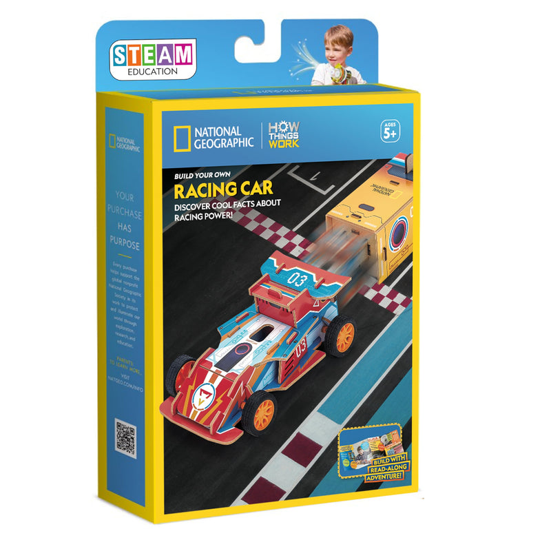 National Geographic Build Your Own Racing Car Educational Kit
