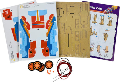 National Geographic Build Your Own Racing Car Educational Kit