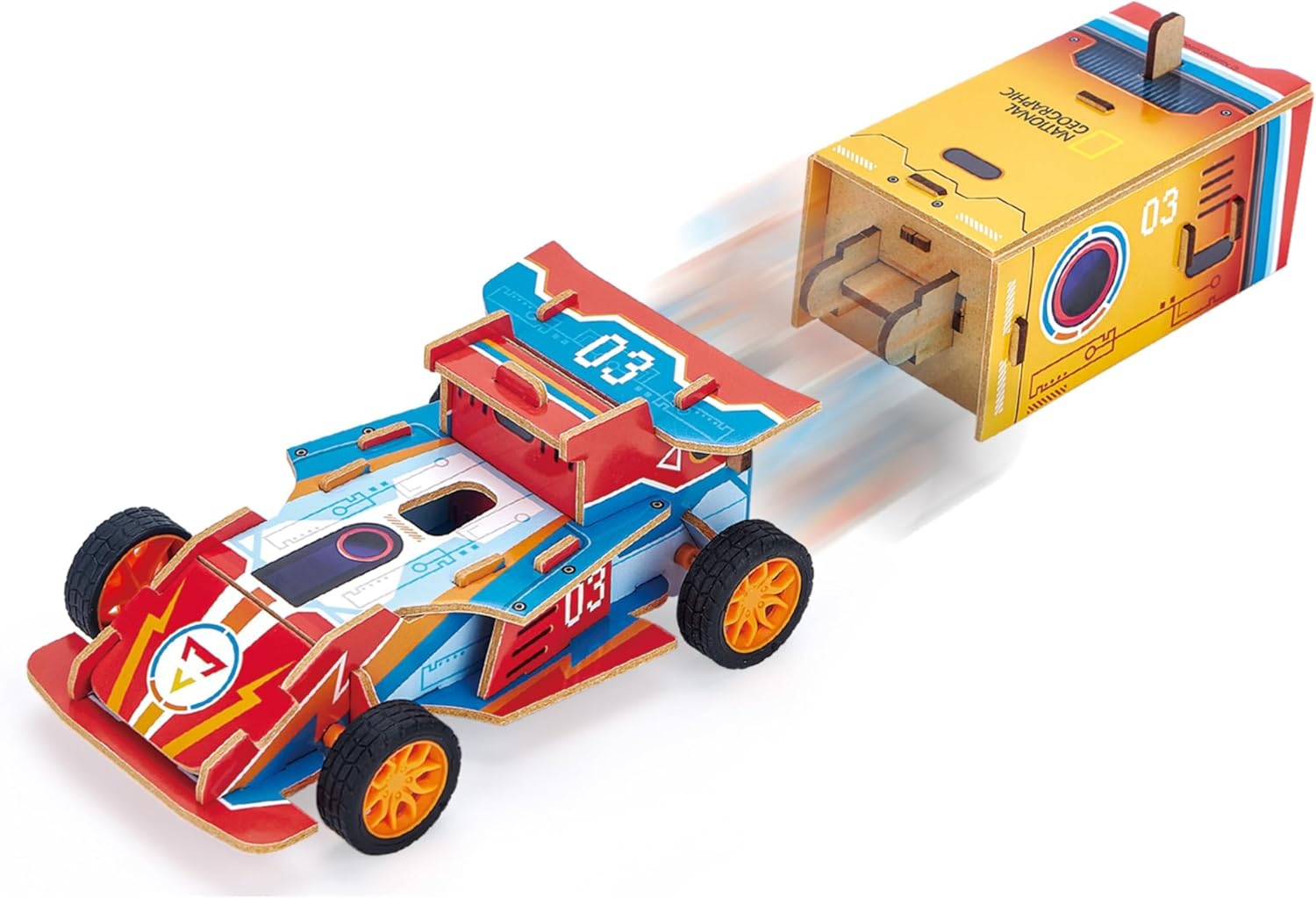 National Geographic Build Your Own Racing Car Educational Kit