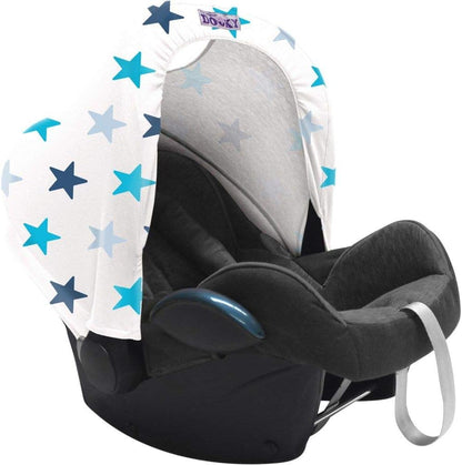Originele Dooky voor babyschaal, kinderwagen en buggy (universele pasvorm met klittenband, UV-bescherming SPF 40+