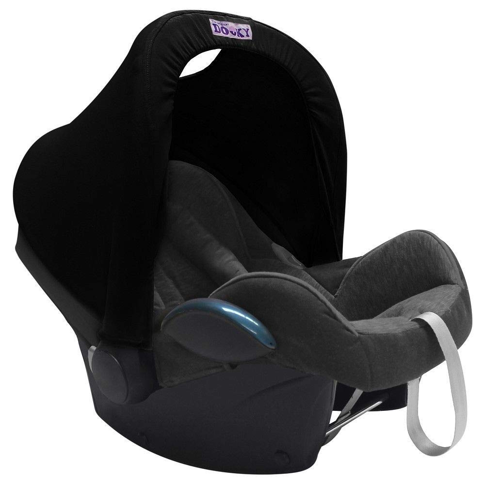 Originele Dooky voor babyschaal, kinderwagen en buggy (universele pasvorm met klittenband, UV-bescherming SPF 40+