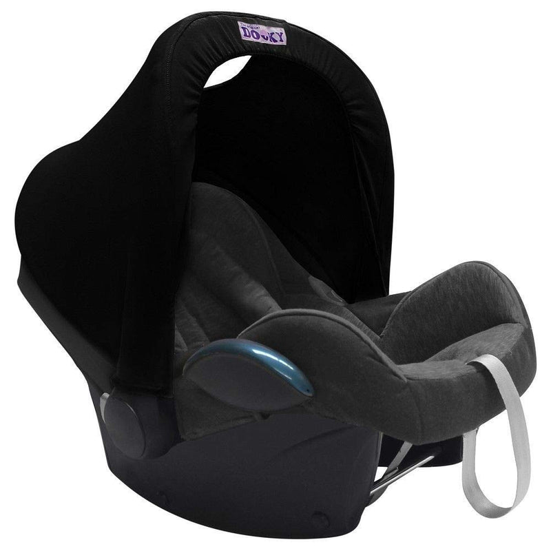 Originele Dooky voor babyschaal, kinderwagen en buggy (universele pasvorm met klittenband, UV-bescherming SPF 40+