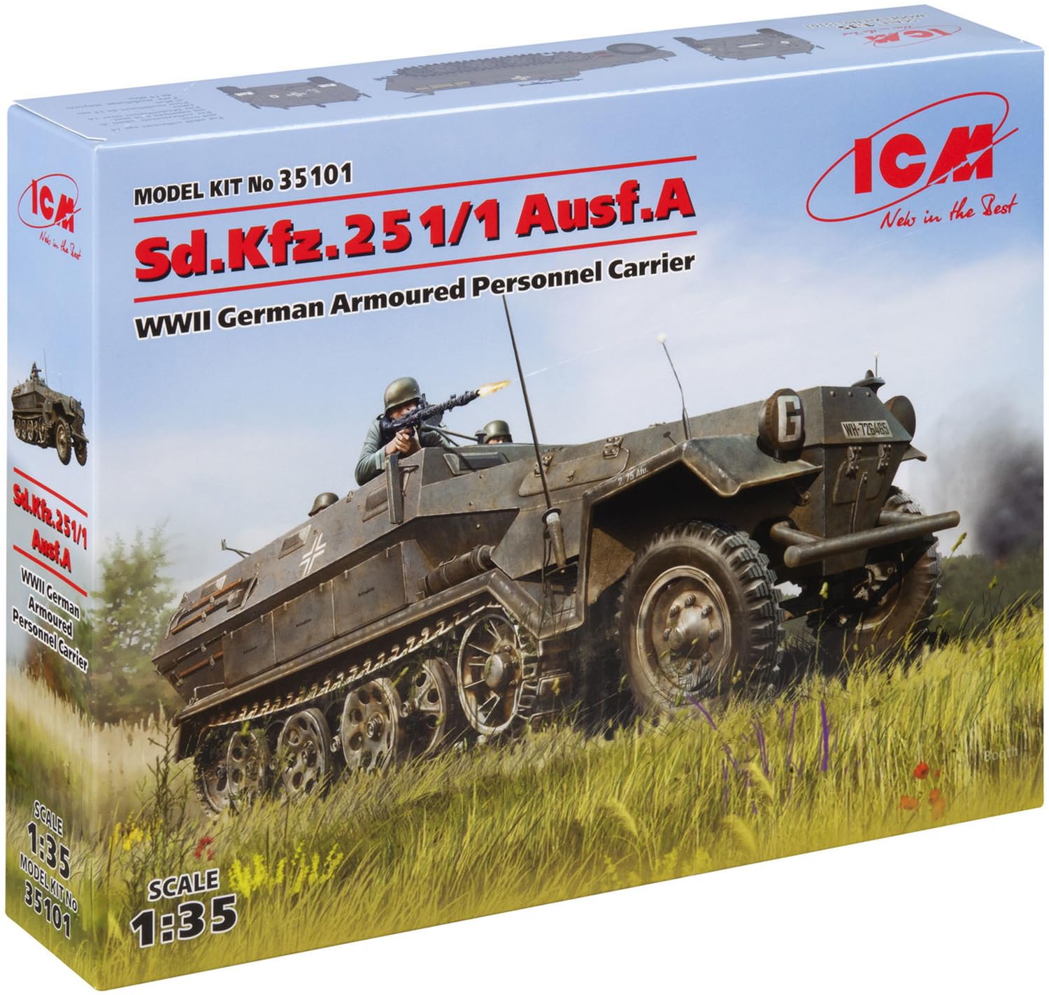 Sd.Kfz.251/1 Ausf.A Wwii German Armoured Personnel Carrier