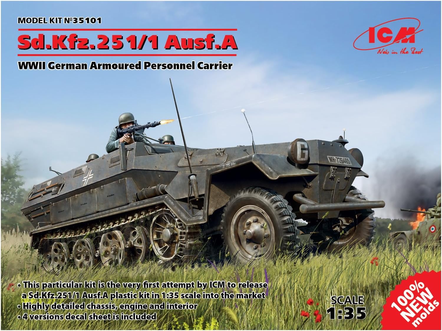 Sd.Kfz.251/1 Ausf.A Wwii German Armoured Personnel Carrier