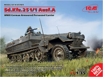 Sd.Kfz.251/1 Ausf.A Wwii German Armoured Personnel Carrier