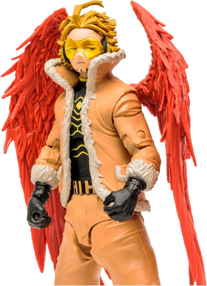 McFarlane Toys, My Hero Academia 7-inch Hawks Action Figure with 22 Moving Parts, Collectible Hero Academia Figure with Collectors Stand Base - Ages 12+