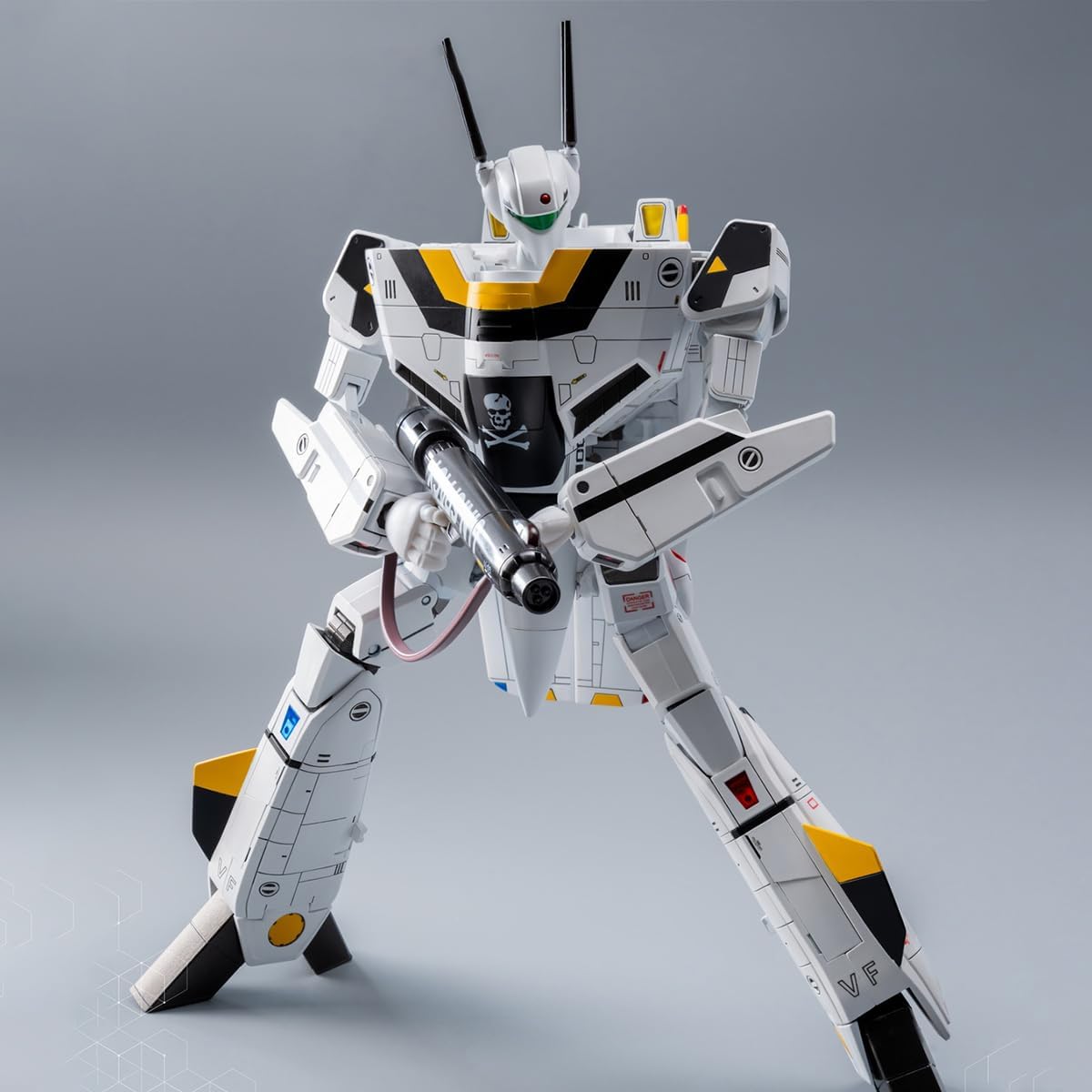 HiPlay Threezero Collectible Figure Full Set:Robo-DOU VF-1S VERITECH,Roy Focker,20 cm Miniature Action Figurine 3Z03050W0