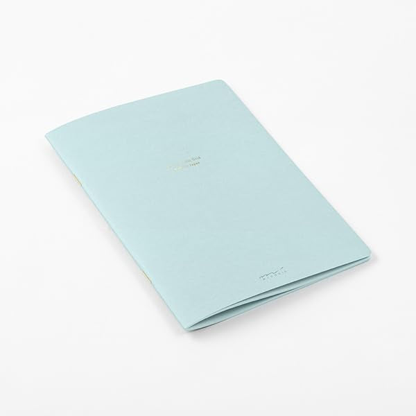 Midori MDR15275006 Notebook, Color, A5, Square Ruled, Blue, H8.3 x W 5.8 x D 0.1 inches (210 x 148 x 3 mm