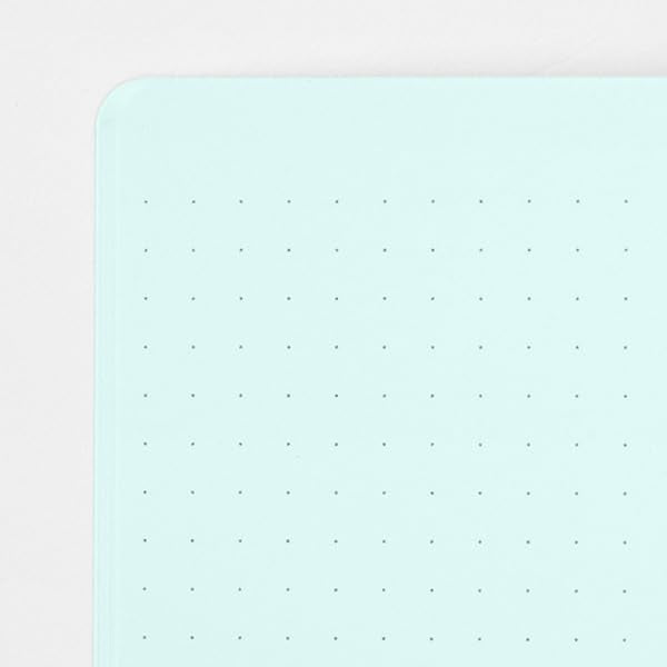 Midori MDR15275006 Notebook, Color, A5, Square Ruled, Blue, H8.3 x W 5.8 x D 0.1 inches (210 x 148 x 3 mm