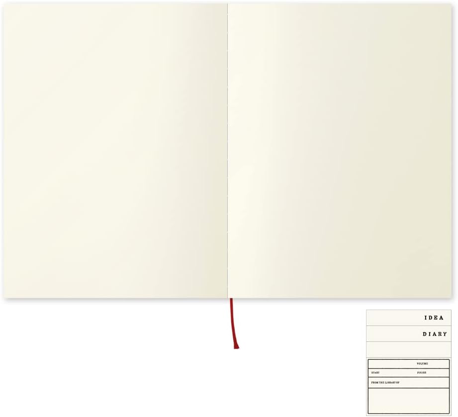 DESIGNPHIL 15296006 Midori Notebook, MD Notebook, A4, Variable, Unruled, A