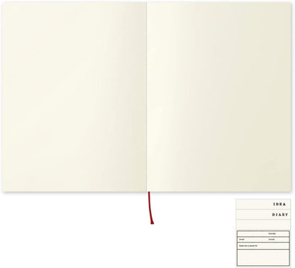 DESIGNPHIL 15296006 Midori Notebook, MD Notebook, A4, Variable, Unruled, A