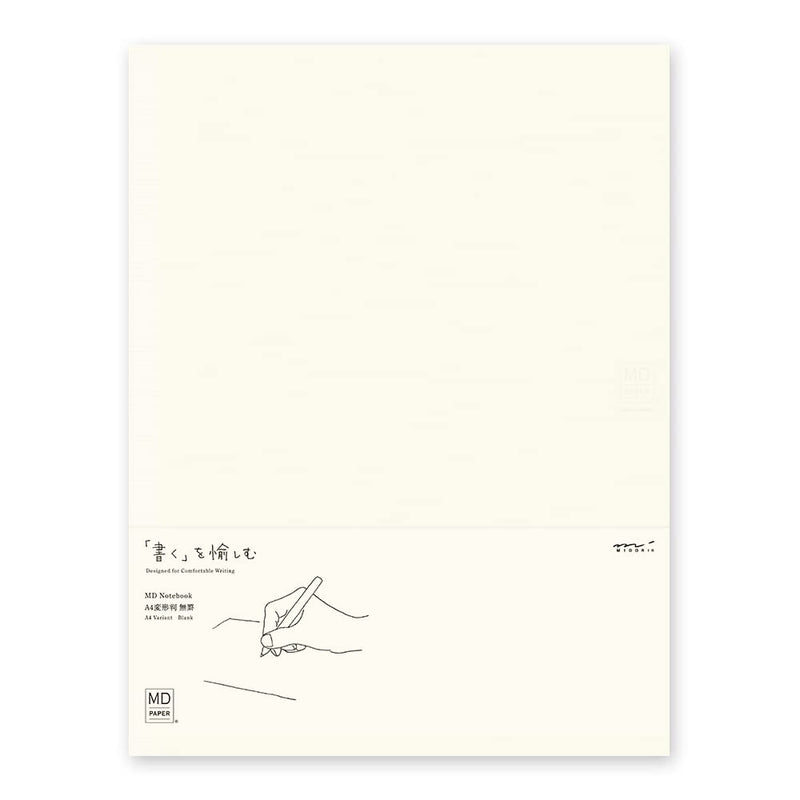 DESIGNPHIL 15296006 Midori Notebook, MD Notebook, A4, Variable, Unruled, A