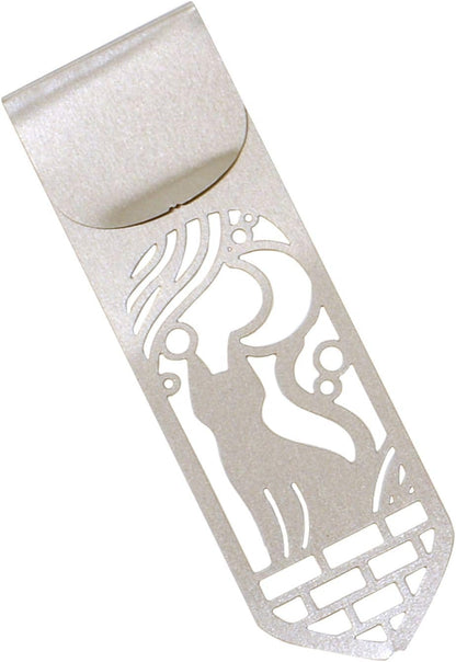 DESIGNPHIL 43404006 Bookmark Clip Book Marker Cat and Moon Pattern A
