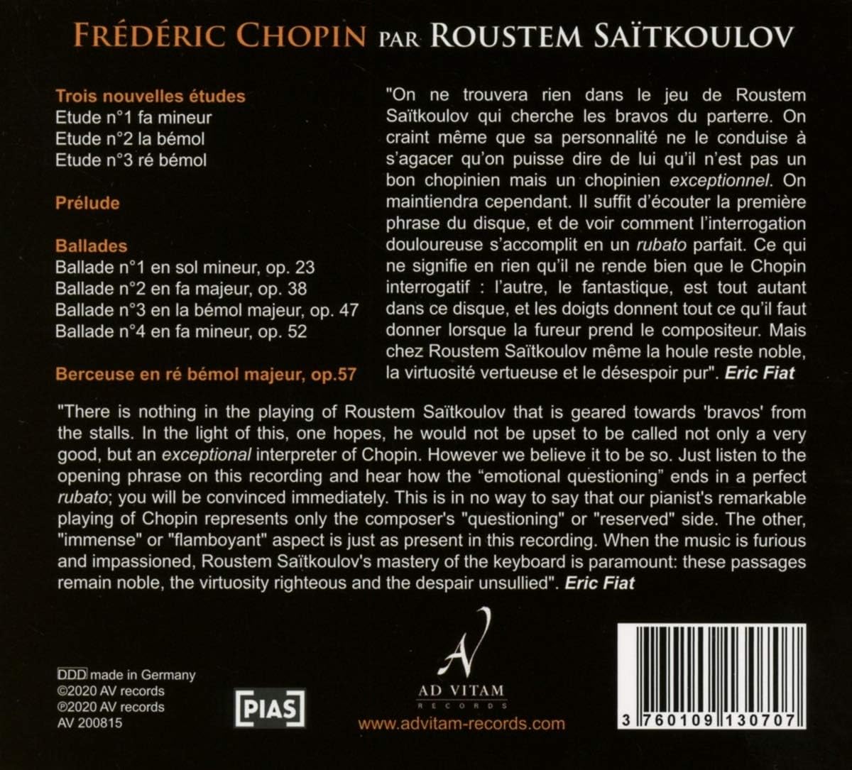 Frederic Chopin par Roustem