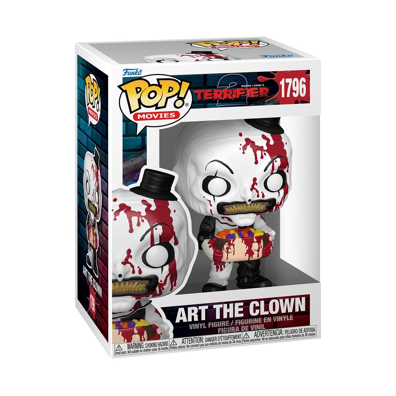 Funko Pop! Movies: Terrifier - Art the Clown - Collectable Vinyl Figure - Gift Idea - Official Merchandise - Toys for Kids & Adults - Movies Fans - Model Figure for Collectors and Display
