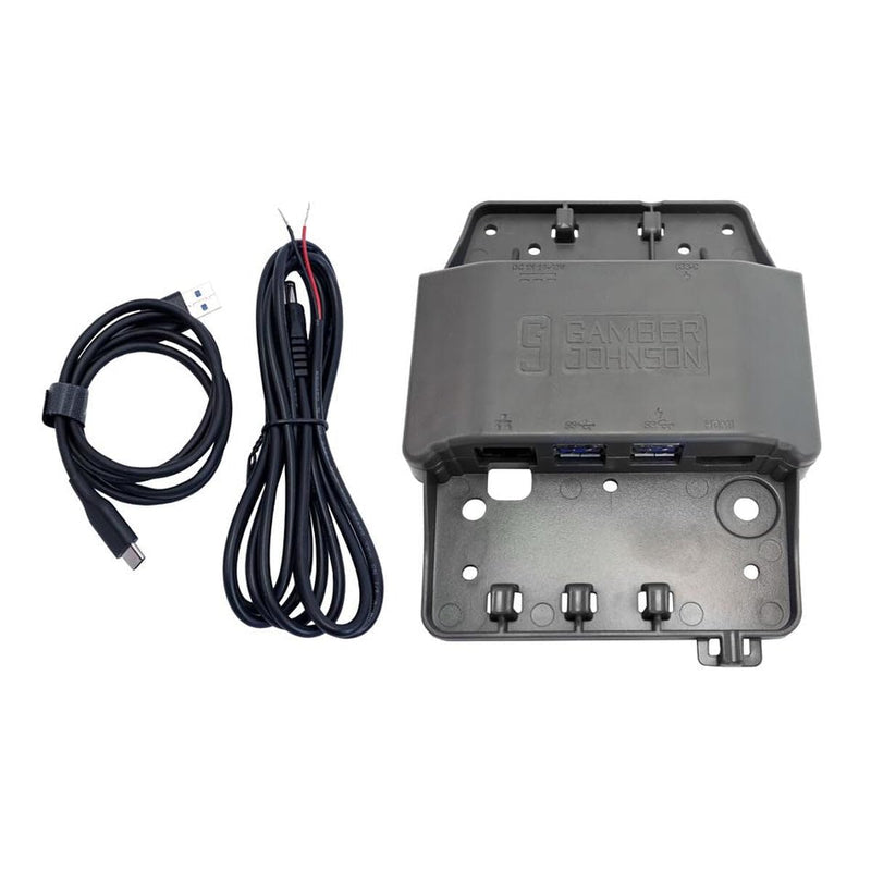 Rugged Usb Hub With Bare Wire Connection And Usb-A Data Cable