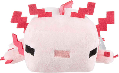 Minecraft Plüschfigur, 20,3 cm, Basic-Plüschfigur, offizielles Lizenzprodukt, weiches, kuscheliges Sammlerstück-Set (Axolotl