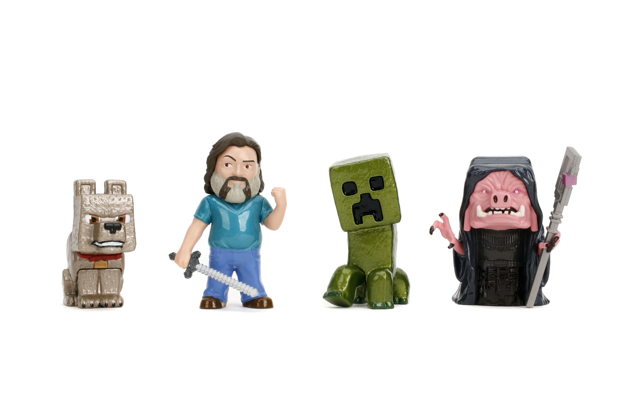Jada Toys Minecraft Movie 4-Pack 2.5 Inch Figures