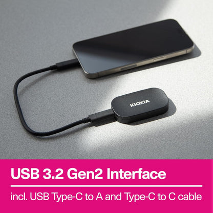 Kioxia Exceria Plus G2 Portable Ssd 512G
