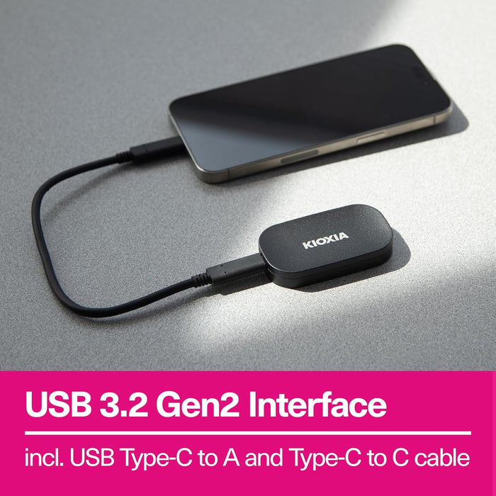 Kioxia Exceria Plus G2 Portable Ssd 512G