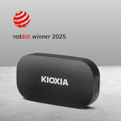 KIOXIA EXCERIA Plus G2 Portable 2TB / Up to 1,050MB/s Read 1000MB/s Write,MIL-STD Drop Tests, 256 AES Encryption, Photographers, Content Creators and Gaming,Smartphone,Mac Compatible External SSD