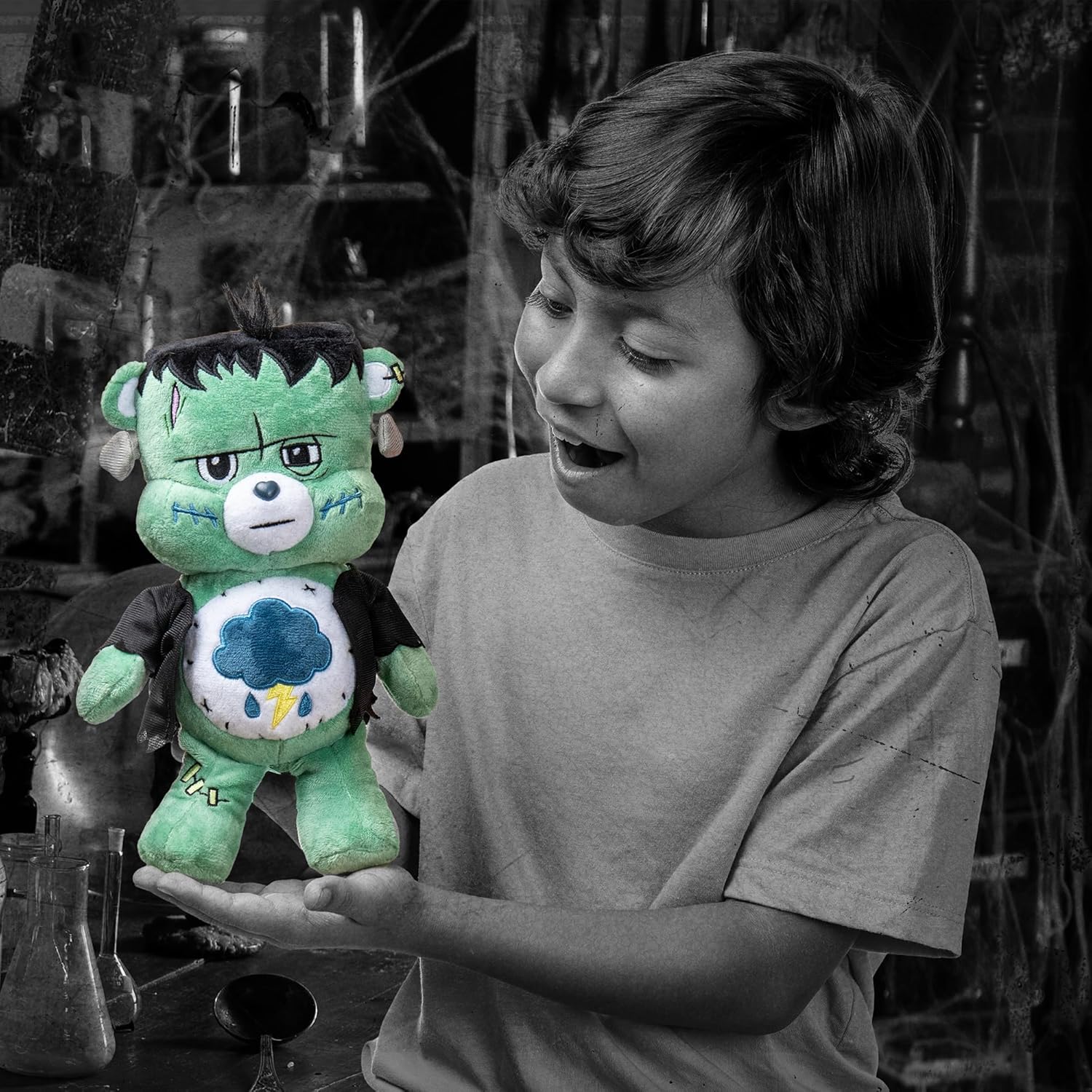 Care Bears Grumpy as Frankenstein Universal Monsters 22cm Soft Plush Toy