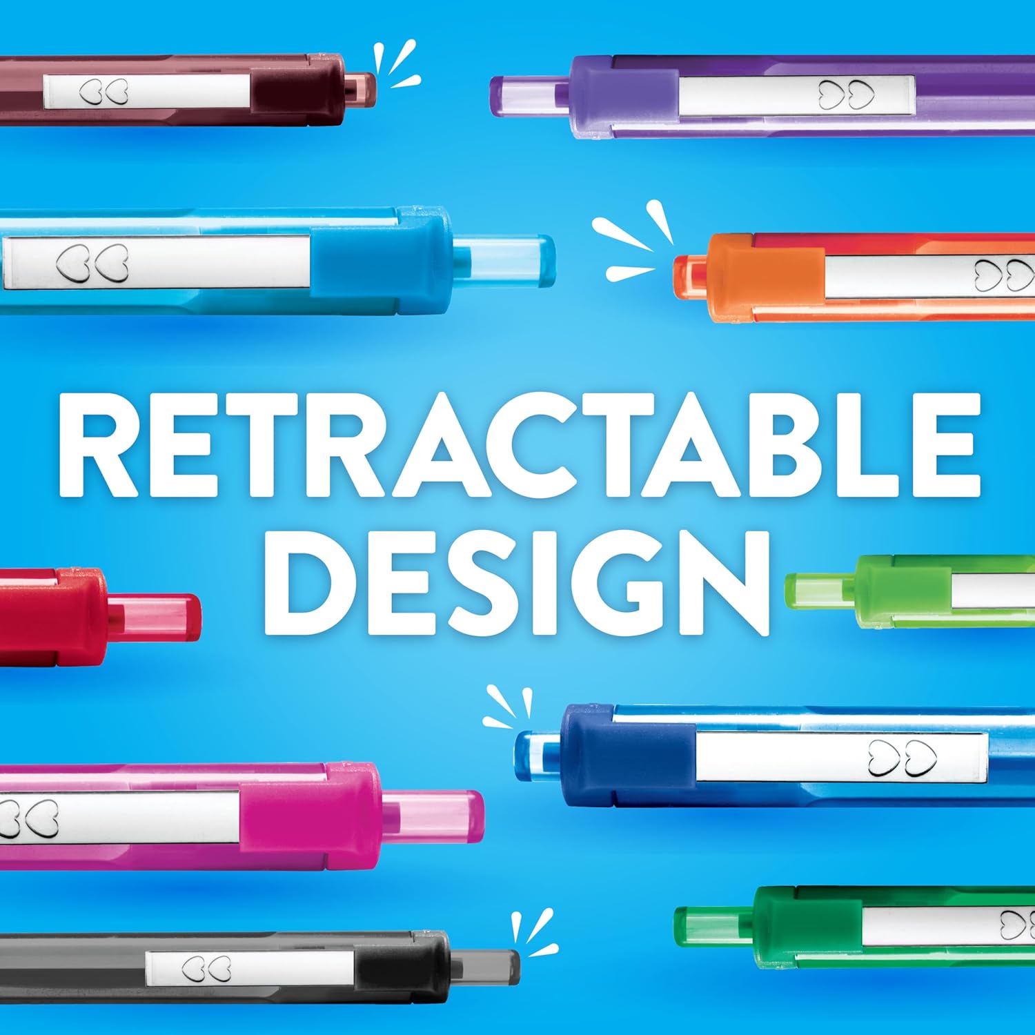 Paper Mate InkJoy 300RT Retractable Ballpoint Pens | Medium Point (1.0mm) | Black Ink | 24 Count