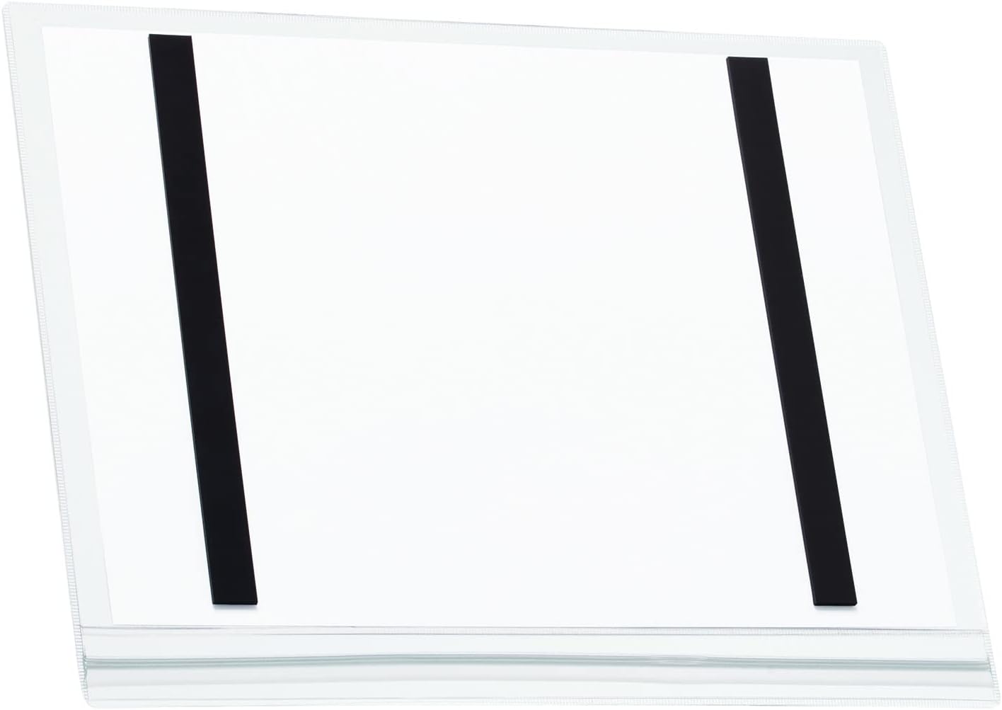 Durable Water-Resistant Pocket A4 Magnetic, Pack of 5 Document Holders Transparent, Ideal for Display ing Information Outdoors, (501819