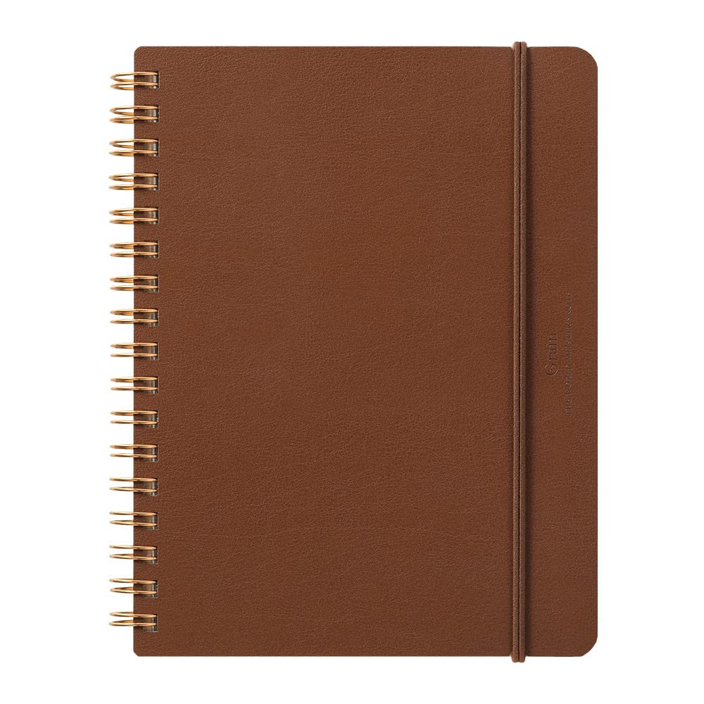 Midori 15223006 Ring Notebook, Grain, B6 Transformation