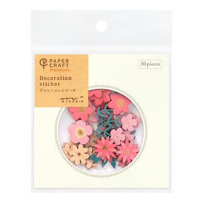 Decorative Sticker Red Flower