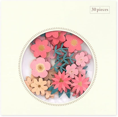 Decorative Sticker Red Flower