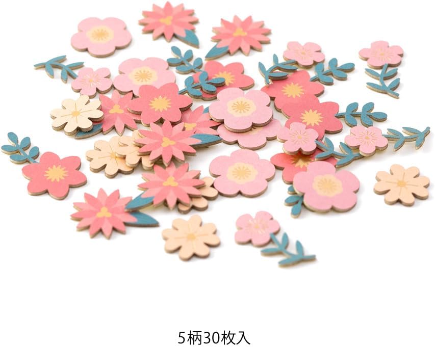 Decorative Sticker Red Flower