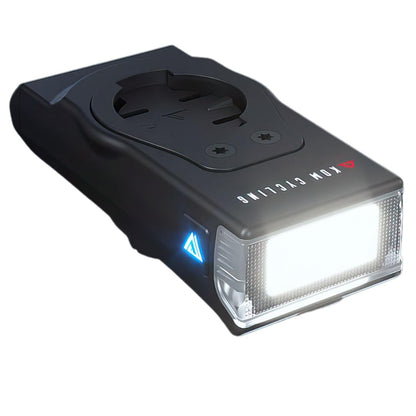 Quick Release 1000 Lumen Bike Front Light by KOM Cycling - Designed for Wahoo and Garmin Mounts with Quarter Turn - 6 Modes, Top or Bottom Mounting, 30 Degree Hinge
