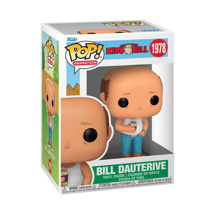 Funko Pop! TV: King Of the Hill - Bill Dauterive - Collectable Vinyl Figure - Gift Idea - Official Merchandise - Toys for Kids & Adults - Cartoons Fans - Model Figure for Collectors and Display