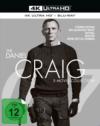 James Bond - The Daniel Craig 5-Movie-Collection (4K Ultra HD) (5 BR4K) (+ 5 Blu-ray2D)