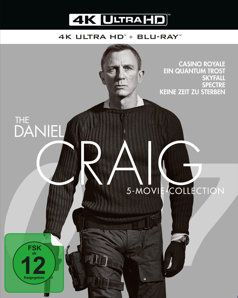 James Bond - The Daniel Craig 5-Movie-Collection (4K Ultra HD) (5 BR4K) (+ 5 Blu-ray2D