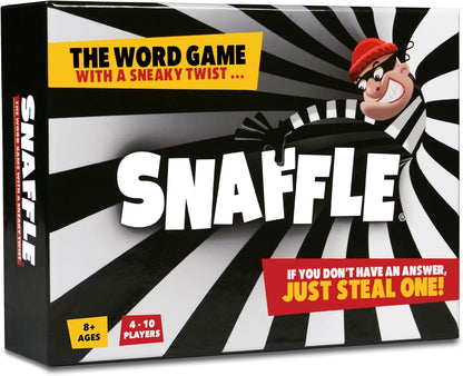 Snaffle - The Fast, Fun, and Hilarious Word Game with a Sneaky Twist! Perfect for Families and Friends | Ages 8+ | 4-10 Players | Party Game