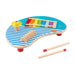 Fisher-Price Wood Toddler Toy Musical Table, 3-Piece Wooden Percussion Instrument for Developmental Play Kids Ages 2+ Years, HXT91