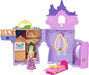 Disney Princess Princesas Storytime Stackers Rapunzel Casa de muñecas con forma de torre, con muñeca pequeña de Rapunzel, una figura de Pascal y siete accesorios, inspirado en la película, JDP61