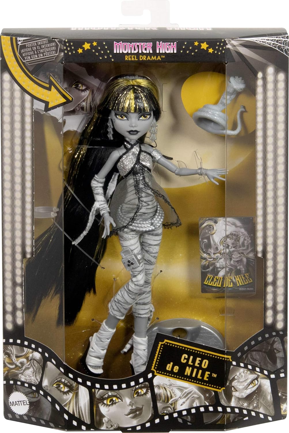 ** Monster High Reel Drama Cleo Doll
