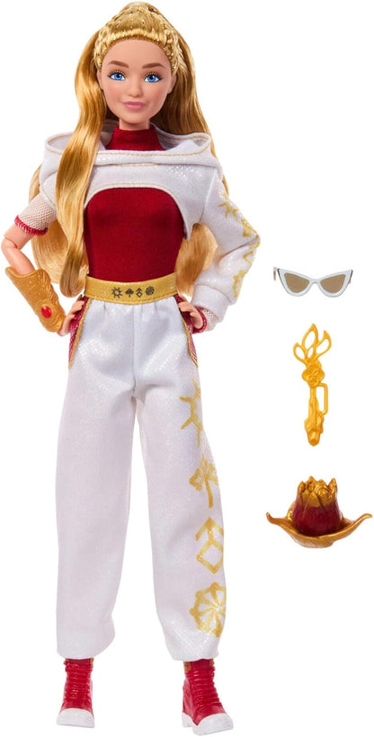 Mattel Disney Zombies 4: Dawn of the Vampires Nova Bright Fashion Doll with Removable Outfit & 5 Accessories, Inspired by the Movie, JFG33