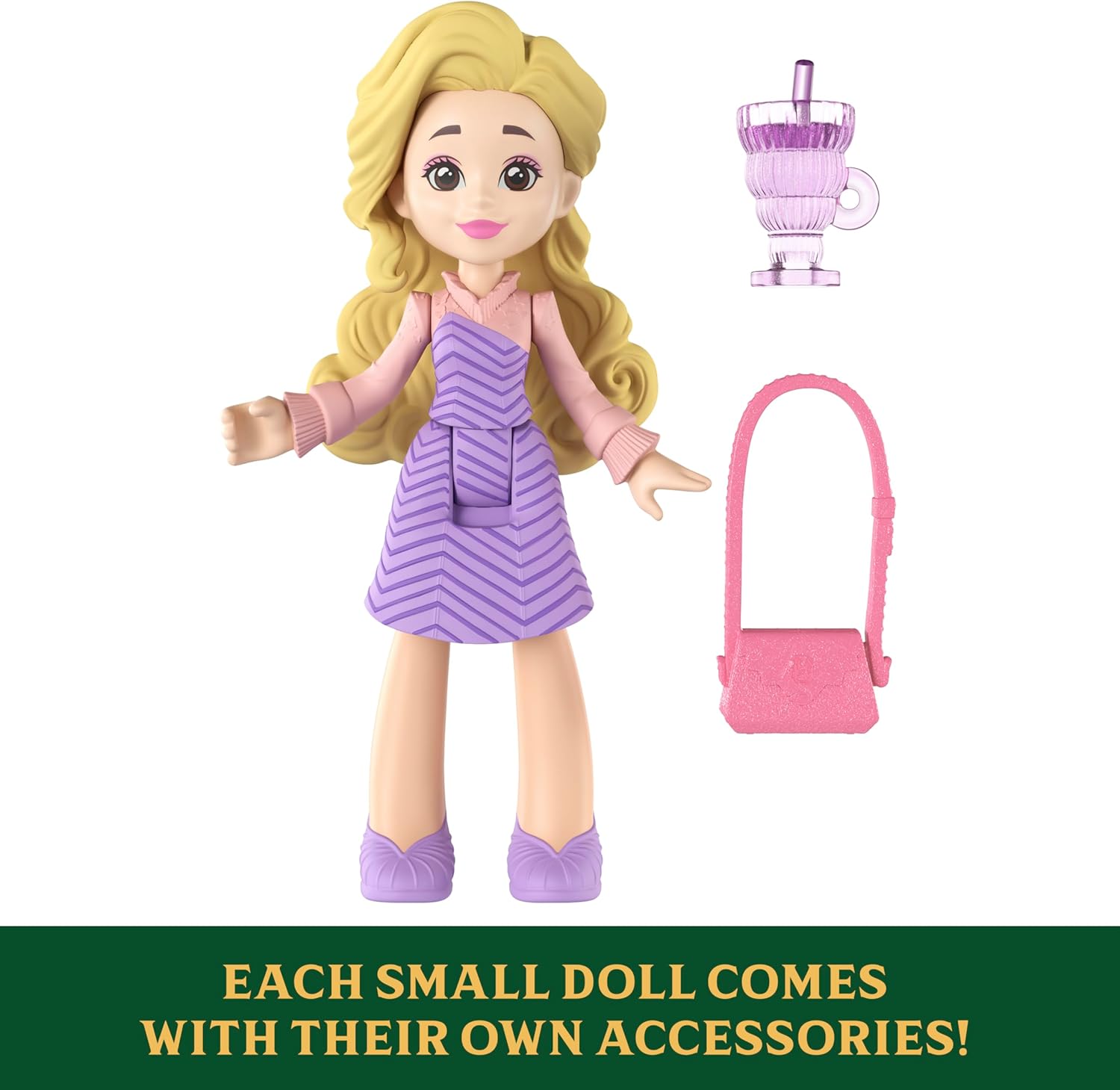 Mattel Universal Pictures’ Wicked Students of Shiz Multipack, 5 Small Dolls with Signature Looks and 9 Storytelling Accessories, Inspired by The Movie