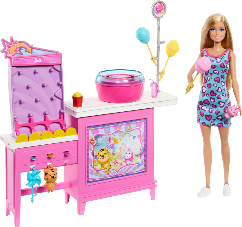 Barbie - Mysteries Cotton Candy & Games Playset (Jfv67)