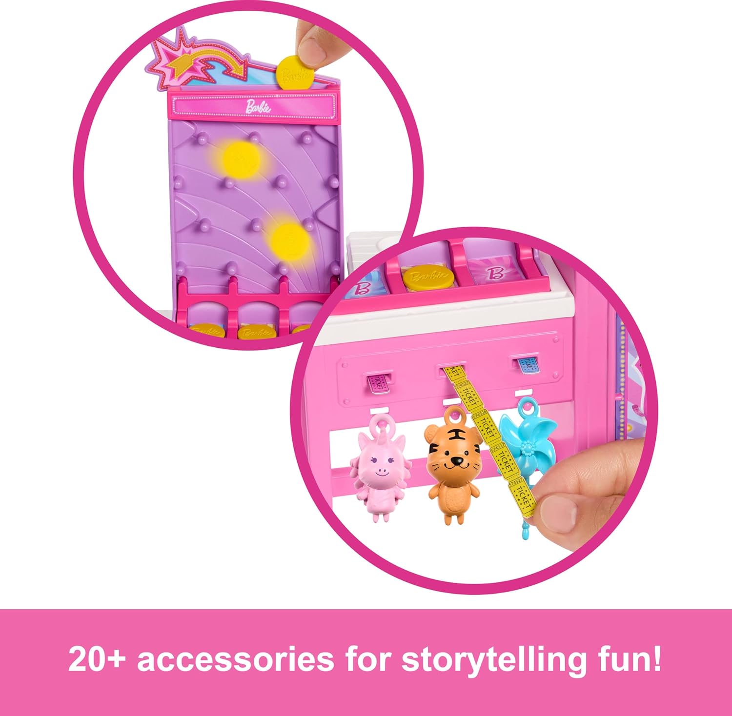Barbie - Mysteries Cotton Candy & Games Playset (Jfv67)