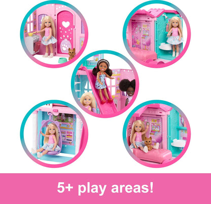 BARBIE CHELSEA POP UP HOUSE AND DOLL BLONDE